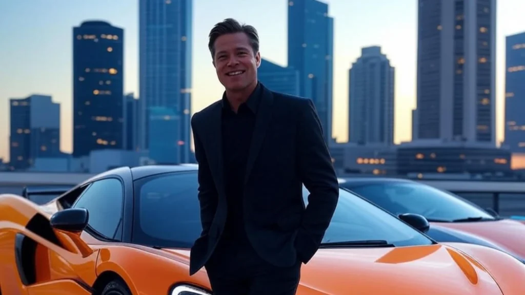 Brad Pitt Bawa McLaren ke Sorotan Publik