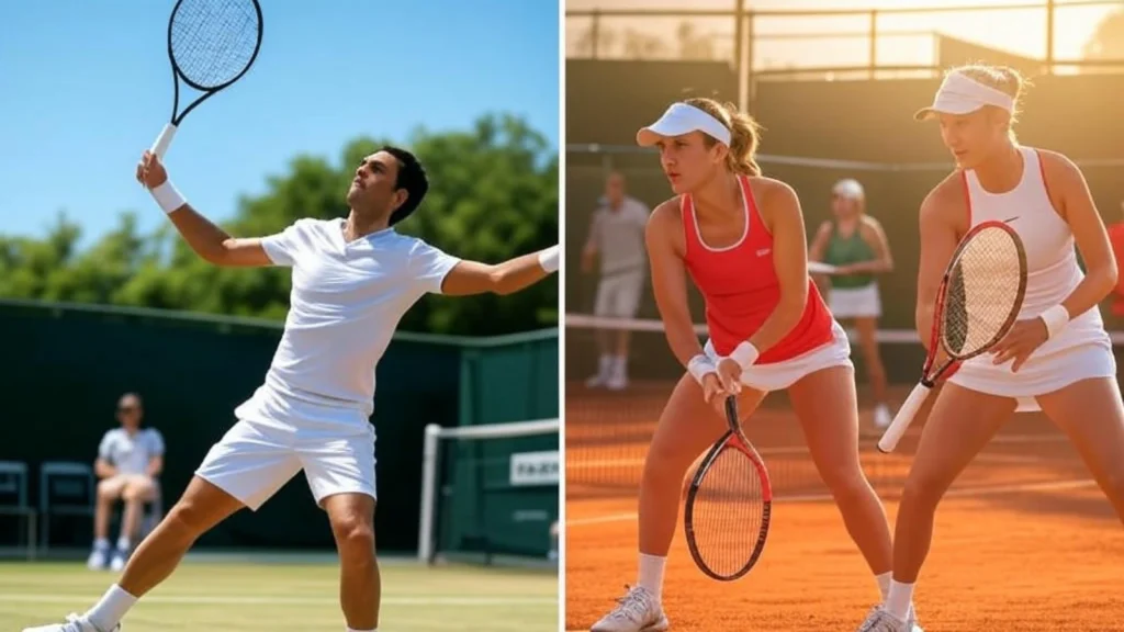 Perbedaan Menarik Antara Tenis Tunggal dan Ganda