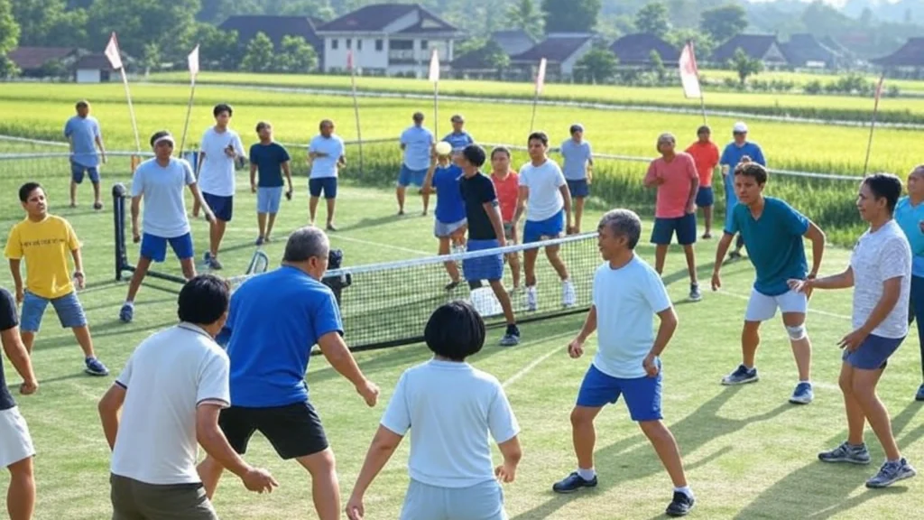 Pickleball, Olahraga Seru yang Meningkatkan Ekonomi Desa di Indonesia