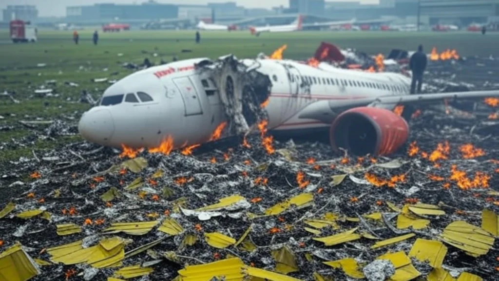 Kecelakaan Pesawat Air India Dekat Bandara Internasional Ahmedabad
