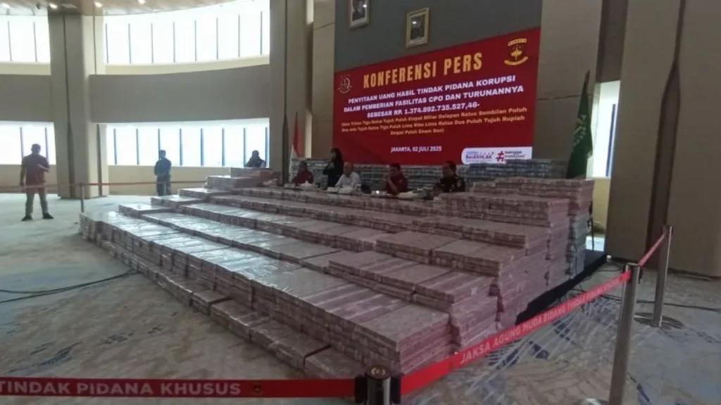 Kejaksaan Agung Sita Uang Rp 1,37 Triliun Dari Perusahaan Terkait Kasus Korupsi CPO